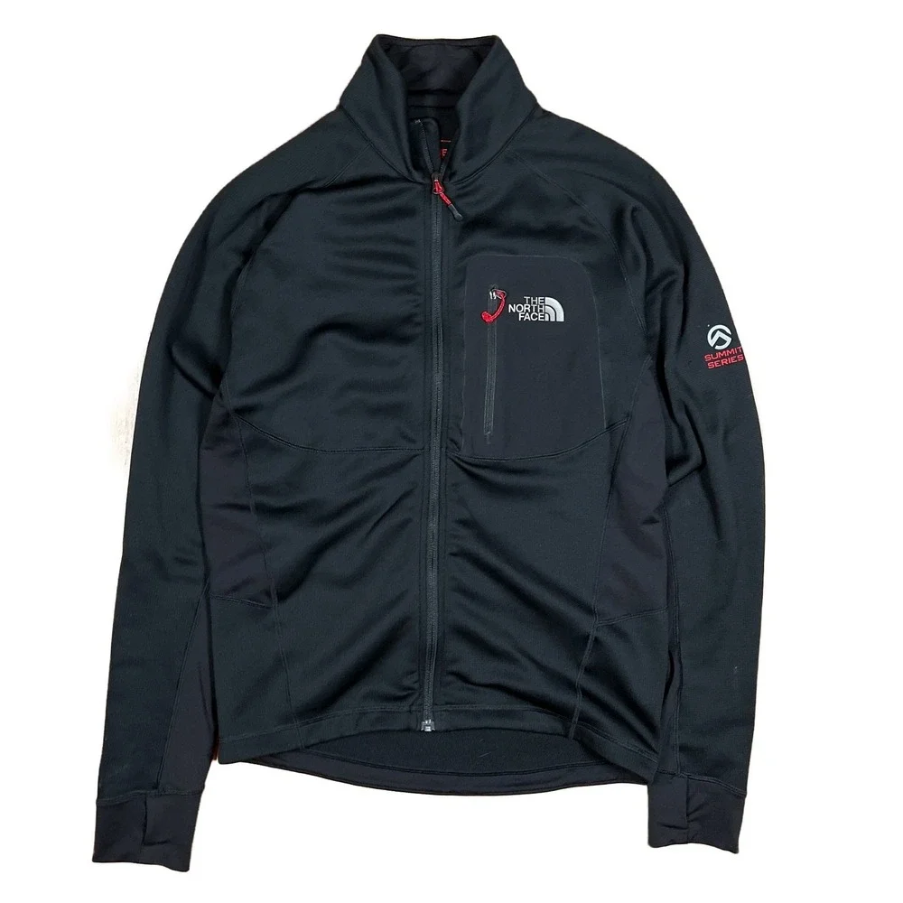 The North Face Summit Series Black Jacket Fleece Men's Medium AJ0G